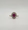 Bague 51 Bague or blanc sertie d’un rubis et diamants anciens 58 Facettes