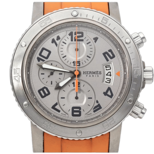 Montre Hermes Montre Clipper Diver Chronograph 58 Facettes MT44641