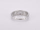 Bague 54 Bague en or blanc avec diamants 58 Facettes 2040