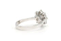 Bague 51 Bague contemporaine en or blanc sertie de diamants (+-0.88ct) 58 Facettes 21715