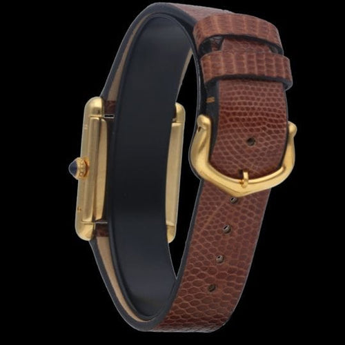 Cartier Klokke Tank Forgylt sølv