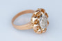 Bague 53 Bague en or rose 18 cts 58 Facettes BGROSDCC879