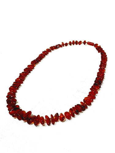 Collier Collier en perle d'Ambre 58 Facettes