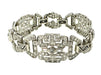 Bracelet Bracelet Art-Déco platine et diamants (8.5ct) 58 Facettes