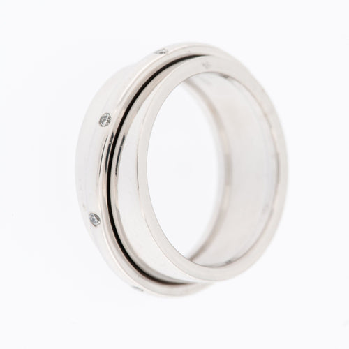 Bague 52.5 DINH VAN - Bague Eternité cinétique diamants 58 Facettes