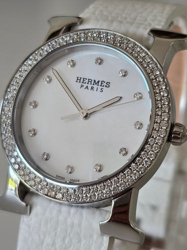 Montre HERMES - Montre Heure H ronde 58 Facettes