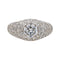 Bague 51 Bague Bandeau Or blanc Diamant 58 Facettes 3456109CN