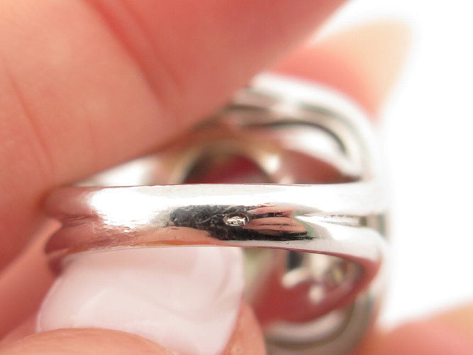 prsten ADLER s cabochon kamenem, klec, 145 diamantů 2ct, vel. 54, z bílého zlata 18k 