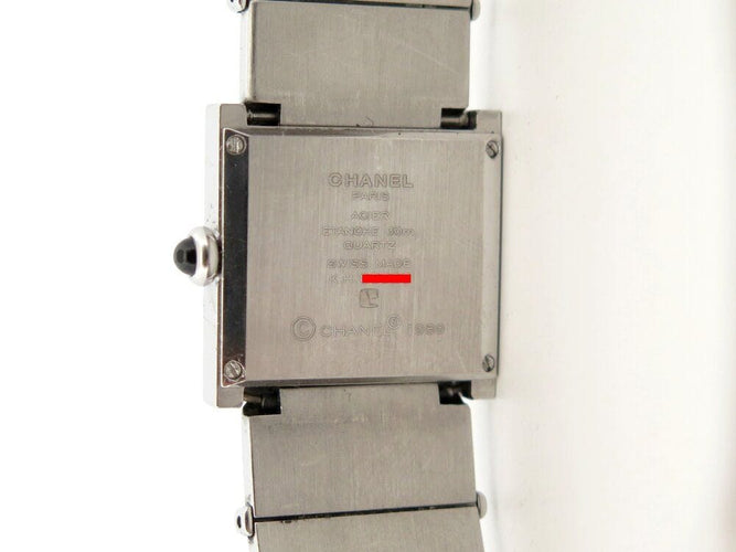 Montre vintage montre CHANEL mademoiselle h0826 en acier 23mm quartz + boite lady 58 Facettes 266161