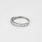 Bague 53 Demi-Alliance en or blanc et diamants 58 Facettes PER0261X3