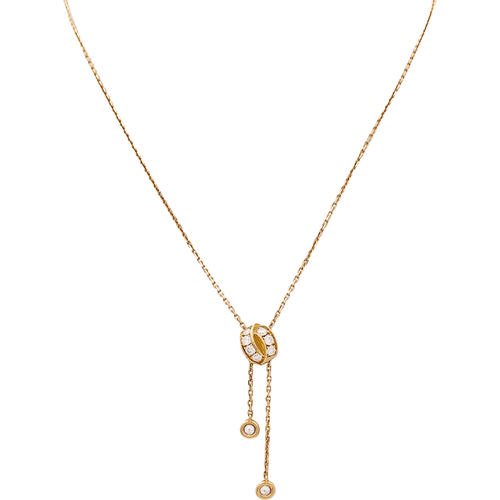 Collier Collier Chaumet, modèle "Lien séduction" en or rose et diamants. 58 Facettes 34868