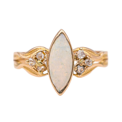 Bague 52 Bague Or rose Opale, Diamant 58 Facettes 3877323CN