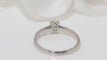 Bague 53 Bague Solitaire or blanc et diamant 0.41ct 58 Facettes 30920