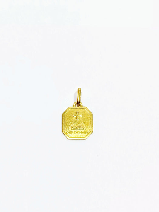 Pendentif AUGIS - Médaille d'amour en or 58 Facettes