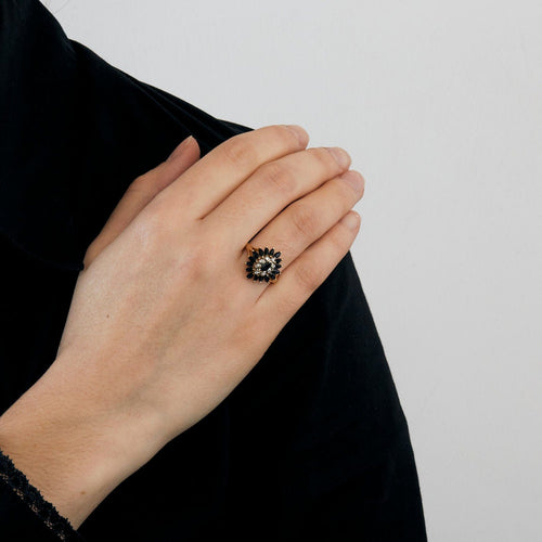 Bague 55 Bague à motif floral 58 Facettes 240247