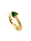 Bague 54 Bague or rose grenat tsavorite 58 Facettes