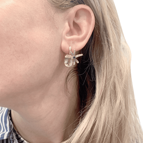 Boucles d'oreilles Boucles d'oreilles Dior "Gourmande" or rose, diamants, pierres de couleurs. 58 Facettes 34436