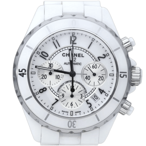 Montre Chanel Montre J-12 Chronograph Automatic Ceramic 58 Facettes MT44647