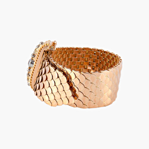 Bracelet Incroyable manchette des années 30 58 Facettes P2L11