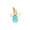 Pendentif Isabelle Langlois Pendentif   Or rose Amazonite, Nacre, Perle rose 58 Facettes 4521849CN
