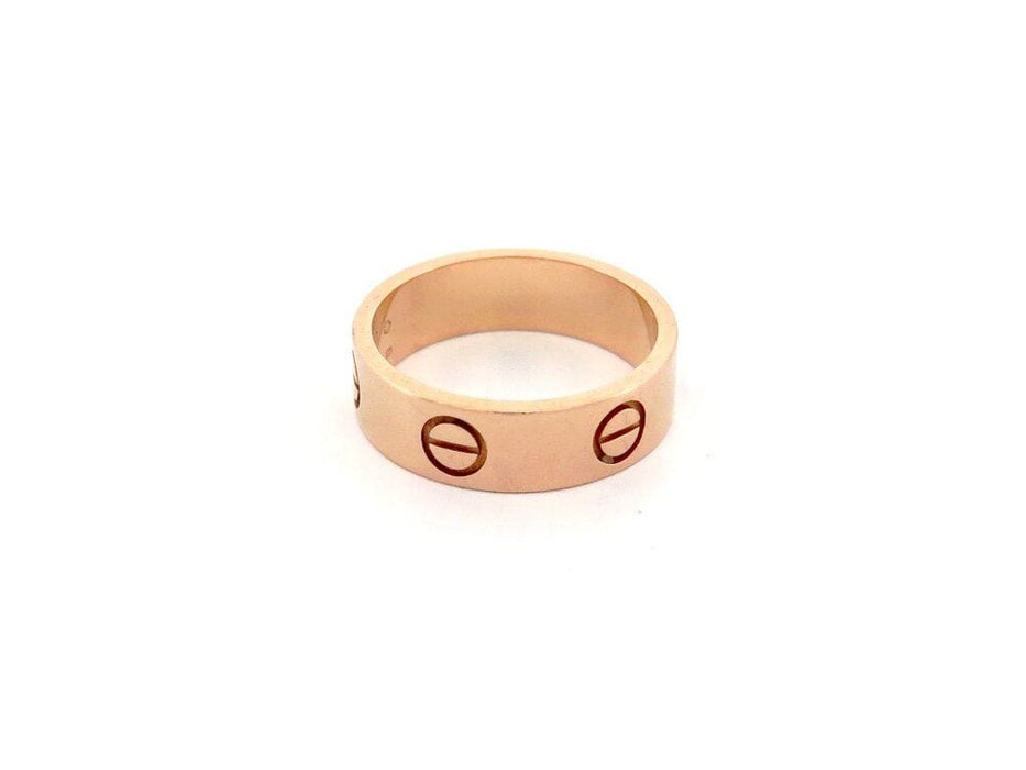 Bague 52 bague CARTIER love classique crb4084800 t52 en or rose 18k 5.6gr 58 Facettes 265087