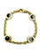 Bracelet BVLGARI. Collection "BVLGARI-BVLGARI", bracelet or jaune et onyx 58 Facettes