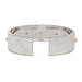 Bracelet BUCCELLATI - Bracelet Macri Classica Or Blanc Ciselé Diamants 58 Facettes 240319R