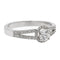 Bague 54 Bague Solitaire Or blanc Diamant 58 Facettes 578756RV