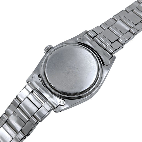 Bague Rolex Explorer 6610 Gilt Chapter Ring 1958 Stainless Steel Oyster Case Cross Crown 58 Facettes