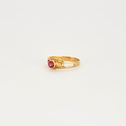 Bague 53 Bague saphir rose 58 Facettes LP579