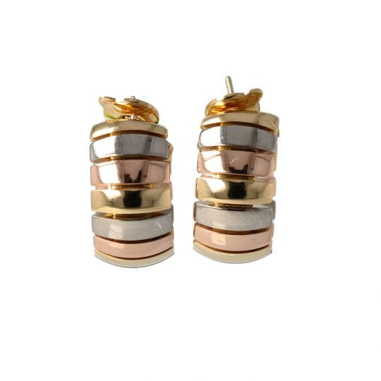 Cartier Boucles D'Oreilles Cartier Tubogas 58 Facettes 4176