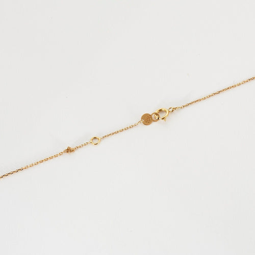 Collier Collier or jaune La Brune et La Blonde émeraude 58 Facettes 43166