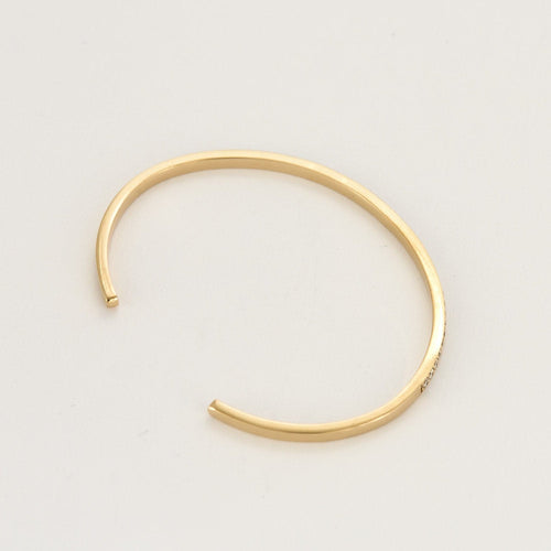 Bracelet Bracelet jonc ouvert en or jaune et diamants 58 Facettes CAN1352X4