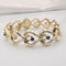 Bracelet Bracelet or jaune diamants et saphirs 58 Facettes