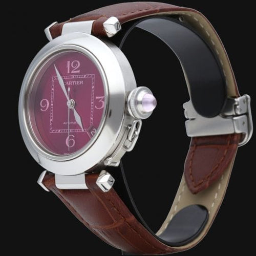 Montre Cartier Montre Pasha C 35Mm Rose Automatique 58 Facettes MT44385