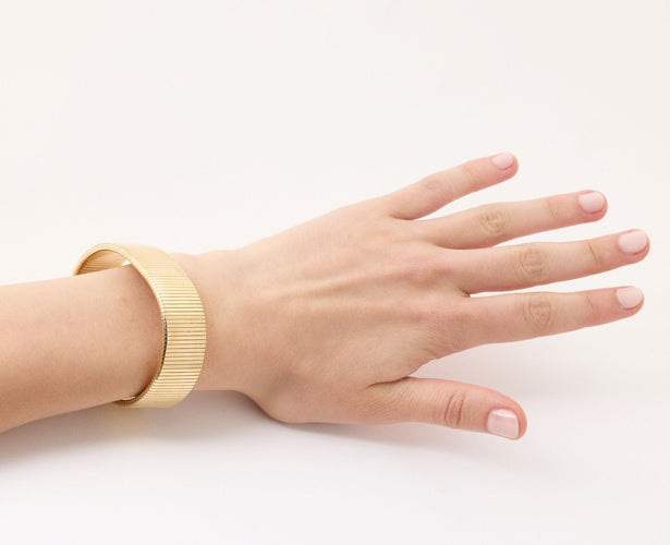 Bracelet Bracelet maille tubogaz 58 Facettes