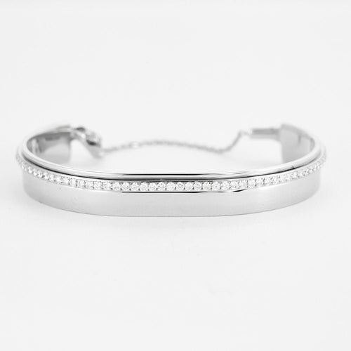 Messika Kate Bangle armbånd i hvidguld og diamanter 58 Facettes