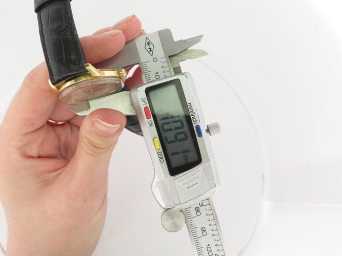 Montre vintage montre OMEGA seamaster automatique 34 mm en or jaune 18k 58 Facettes 267485