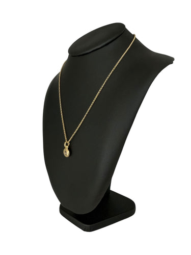 CHOPARD - Geelgouden ketting Happy Diamonds 