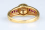 Bague 56 Élégante bague en or jaune, Rubis, Diamant 58 Facettes 414038-107