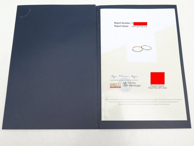 Boucles d'oreilles boucles d'oreilles creoles or 18k & 70 diamants 0.54ct certificat s 58 Facettes 272253