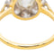 Bague 54.5 Bague Marguerite Or jaune, Platine Diamant 58 Facettes 3672191CN