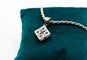 Pendentif Pendentif losange or blanc et diamants 58 Facettes 250147