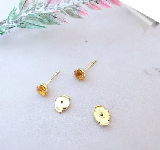 Boucles d'oreilles Boucles d'oreilles clous Citrine 58 Facettes AA 1527