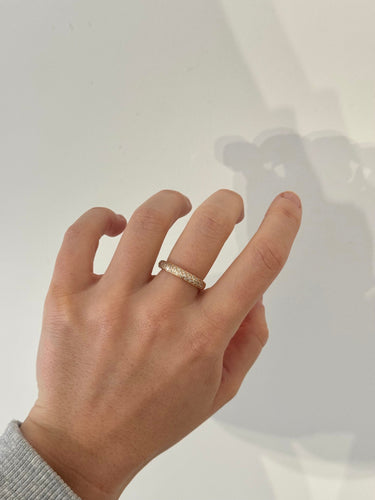 Bague 52 Bague Demi alliance bombée 58 Facettes