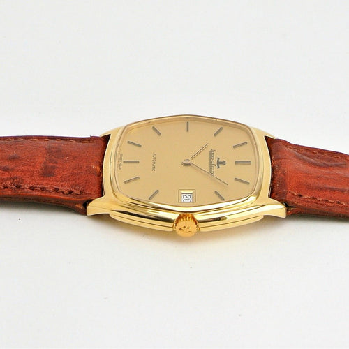 Montre Jaeger-LeCoultre - Montre ultra-plate en or jaune des années 1970 58 Facettes