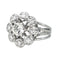 Bague 53 Bague Marguerite Or blanc, Platine Diamant 58 Facettes 4328900CN