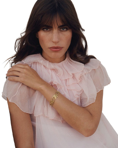 Bracelet Bracelet Art Nouveau Arnould en Or Jaune 58 Facettes