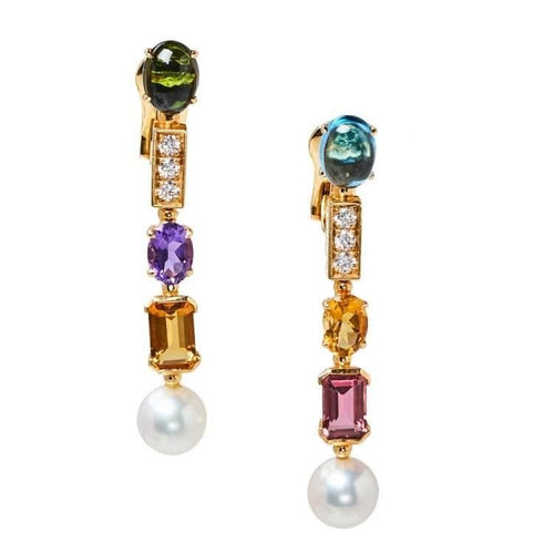 Boucles d'oreilles BULGARI - Boucles d'oreilles Allegra 58 Facettes