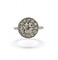Bague 58 Bague ancienne en platine et diamants 58 Facettes